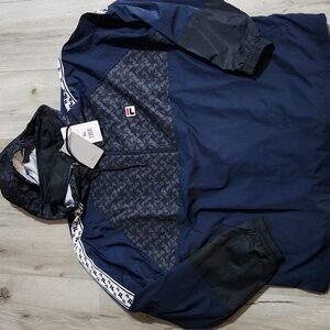 FILA X Milano Collection 1/2 Zip Mens Track Jacket Mens XL